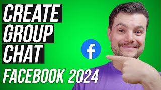 How to Create Group Chat on Facebook Messenger App 2024 [upl. by Haeluj]