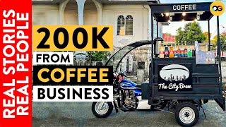 Friends Invested P6k Capital to Grow a Mobile Coffee Biz Now Making Them P200kMonth [upl. by Gavan]