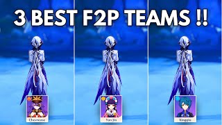 TOP 3 F2P Teams for Arlecchino  Genshin Impact [upl. by Aikam]