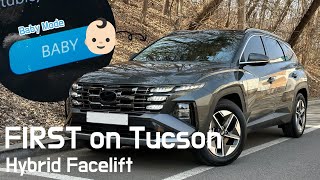 Baby Mode on 2025 Hyundai Tucson Hybrid Facelift  First Impression [upl. by Woody]