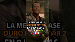 Die Hard 2 Yippe ki yay in 9 languages  Duro de Matar mejor frase latino vs español [upl. by Babita89]