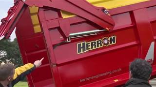 HERRON H2 SILAGE TRAILER WITH GRASSMEN [upl. by Sass354]