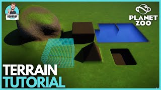 Planet Zoo Terrain Tutorial  Terrain Tool Beginners Step by Step Guide and Tips [upl. by Yelnahs]