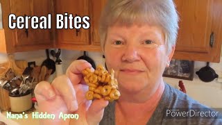 Cereal Bites  Fall snack recipe ideas [upl. by Hgielah]