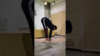 PADAHASTASANA  Dorsi Flexion and Eversion yoga yogaexercises yogaforbeginners shorts youtube [upl. by Ymij808]