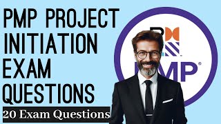 PMP Project Initiation  20 Exam Questions  Agile  Hybrid  Waterfall [upl. by Millisent740]