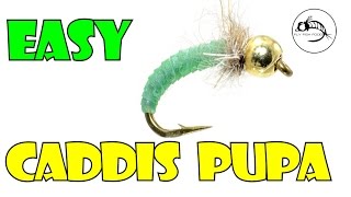 Fly Tying Tutorial Easy Caddis Pupa by Fly Fish Food [upl. by Atinreb]