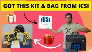 Got this Welcome Kit amp Bag from ICSI  Unboxing  ICSI National Convention Giveaway alert [upl. by Araem]