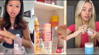 Grwm skincare ll tiktok comp ll preppy skincareroutine [upl. by Osterhus]