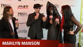 Marilyn Manson amp Twiggy Ramirez  APMAs 2016 Red Carpet Show [upl. by Pallas115]