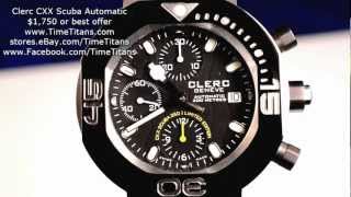 Clerc CXX Scuba Automatic Limited 250 200M PVD Bezel [upl. by Eterg]