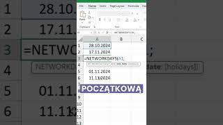 🟣 Jak zwrócić liczbę dni roboczych excel improvio [upl. by Perkins]