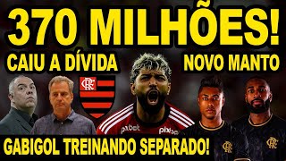 FLAMENGO TEM LUCRO DE 370 MILHÕES GABIGOL TREINANDO SEPARADO MENGÃO LANÇA NOVO MANTO GRAMADO E [upl. by Sardella315]