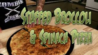 Pizza Stuffed Broccoli amp Spinach  The Vegan Zombie [upl. by Norman]