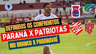 Paraná Clube x Patriotas  Rio Branco x Paranavaí  jogos da Segundona do Paranaense  Semifinais [upl. by Siesser]