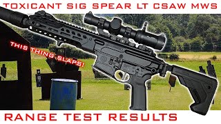 Toxicant MWS MCX Spear LT CSAW Performance Review airsoft [upl. by Leavelle]