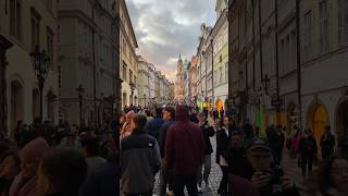 Mala Strana Magic Sunset Walk in Prague Magic Sunset Prague [upl. by Budge848]