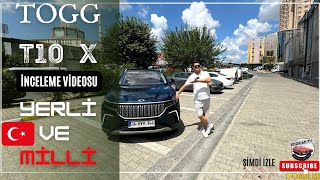 TOGG T10X I YERLİ VE MİLLİ I İnceleme Videosu EcoCarTv [upl. by Schnell]