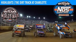 World of Outlaws NOS Energy Drink Sprint Cars  Dirt Track at Charlotte  Nov 9 2024  HIGHLIGHTS [upl. by Chesnut455]