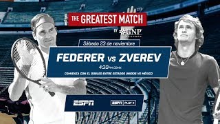 Federer vs Zverev en México [upl. by Atiker]