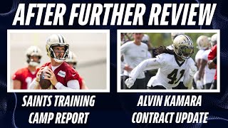 Saints Open Training Camp  Alvin Kamara Contract Latest  Ryan Ramczyk Update [upl. by Amliw]