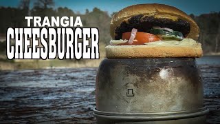 Trangia Stove Cooking a Cheesburger [upl. by Crim]