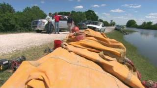 Mississippi levee trying to hold on [upl. by Brigham]