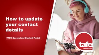 TAFE Queensland Student Portal  How to update your contact details [upl. by Godfree]