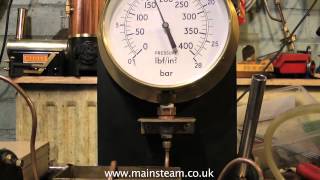 HYDRAULIC BOILER TESTING  MODEL STEAM ENGINES FOR BEGINNERS 6 [upl. by Africah]