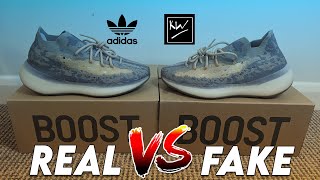 REAL VS FAKE Adidas YEEZY 380 MIST I Kickwho VS Adidas [upl. by Hughmanick]