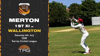 Merton CC Saturday 1st XI vs Wallington CC 1st XI Part 1 [upl. by Nitsur698]