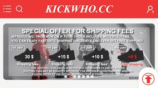 Kickwho How To Order Tutorial Updated 2024  New Shipping Prices [upl. by Hahn853]