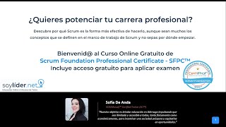 Curso y Certificación GRATUITO¡Actualizado al último examen Scrum Foundation Professional Certific [upl. by Ib]