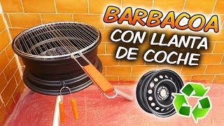 BARBACOA CON LLANTA DE COCHE 🔥🔥🔥 [upl. by Ailat10]