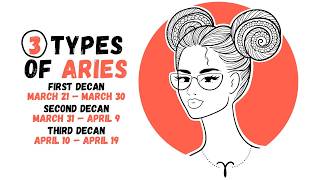 Different Types of Aries Personality  Understanding Aries Decans aries [upl. by Gathard]