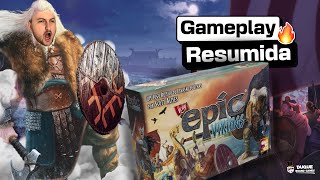 TINY EPIC VIKINGS  Gameplay resumida [upl. by Nuj]