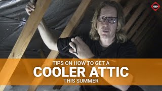 Radiant Barrier  Ventilation Tips  Cool Summer Attic Insulation [upl. by Notyrb]