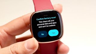 How To Factory Reset Fitbit Versa 4 [upl. by Zischke967]