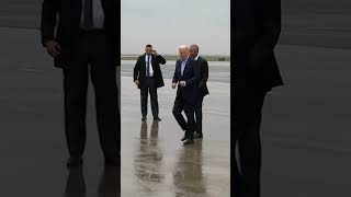 President Biden and Former President Obama arrive in New York for a campaign fundraiser [upl. by Shem]