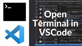 How To Open Terminal in VSCode  How to Open the Terminal in Visual Studio Code [upl. by Esilec]