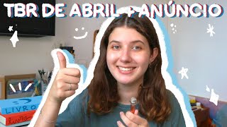 tbr de abril  anúncio de aniversário 🥳 [upl. by Aihsyak]