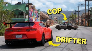 Drift Cars vs COPS  Forza Horizon 5 [upl. by Ethbinium]