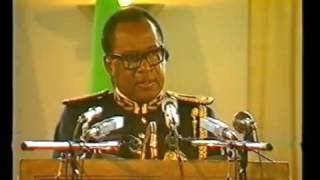 Mobutu sese Seko Discours du 24 avril 1990 a NSele [upl. by Ransell938]