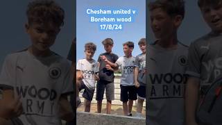 Chesham united v Boreham wood vlog 17824 football nonleague [upl. by Annoik605]