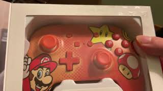 PowerA Nintendo switch controller unboxing [upl. by Haropizt]