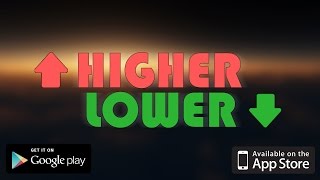 The Higher Lower Game AndroidIOS GamePlay [upl. by Kanter]