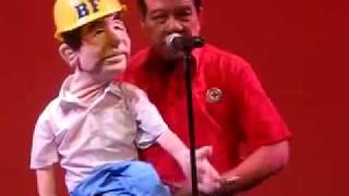 Presidentiables Gut Talent Willie Nepomuceno as Richard quotDickquot Gordon with Puppet Bayani Fernando [upl. by Reeves829]