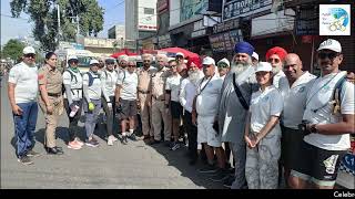 Day 2 PEDAL4PEACE BICYCLISTS REACH JALANDHAR PUNJAB INDIA sdg16 Yuvsatta youth for peace [upl. by Karlyn128]