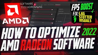 🔧 How to Optimize AMD Radeon Settings For GAMING amp Performance The Ultimate GUIDE 2022 Adrenaline ✅ [upl. by Ymmak974]