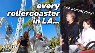 going on every single roller coaster in LA [upl. by Roselia]